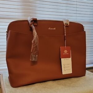 Lovevook Tan Laptop Bag for Women